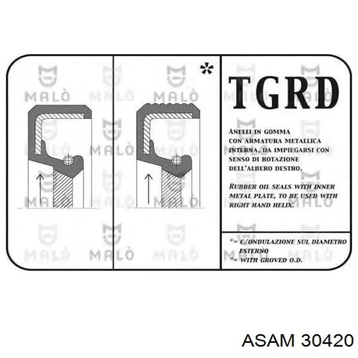 1351000QAA Nissan anillo retén, cigüeñal frontal