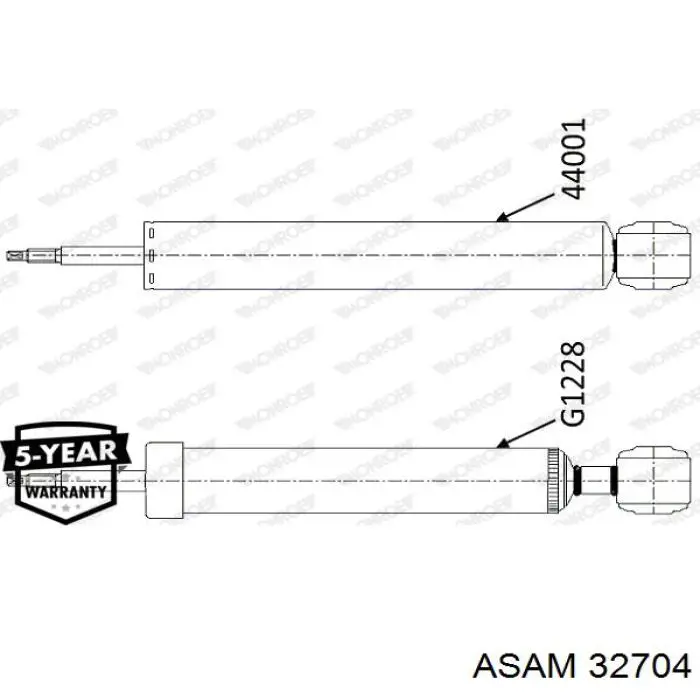 562103901R Nissan amortiguador trasero