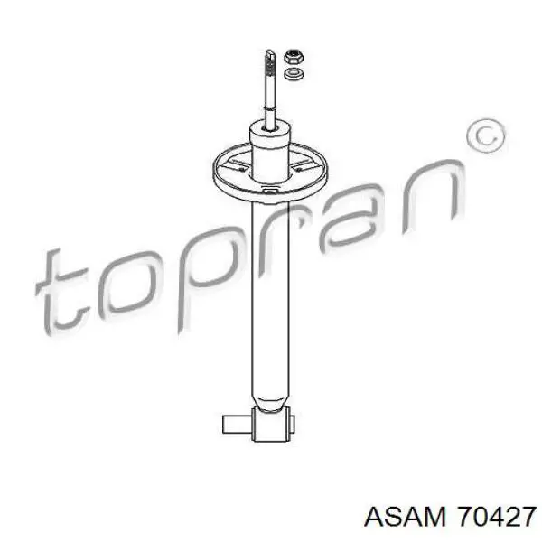 70427 Asam amortiguador trasero