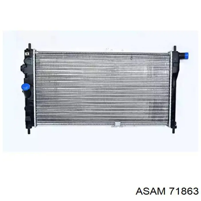 71863 Asam radiador refrigeración del motor