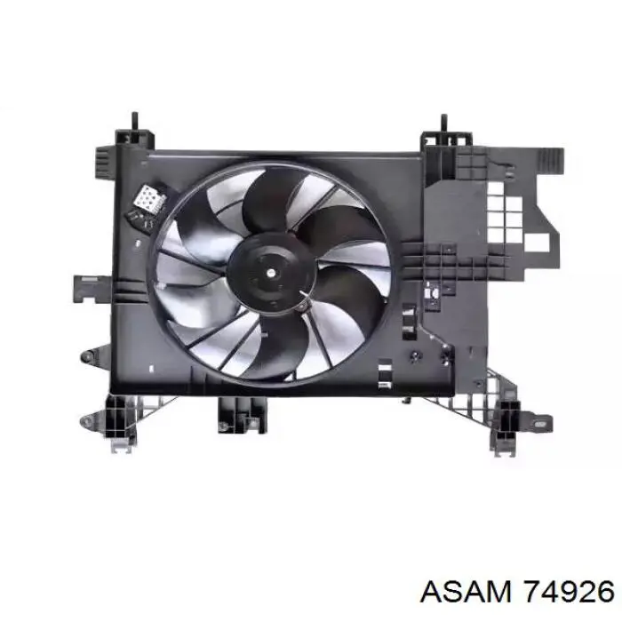  Ventilador (rodete +motor) refrigeración del motor con electromotor completo para Renault Fluence L3