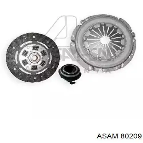 80209 Asam kit de embrague (3 partes)