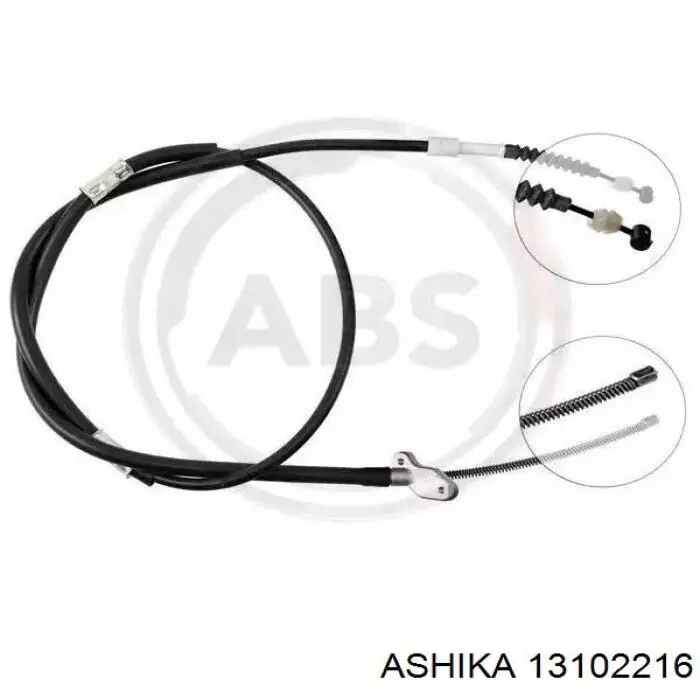  Cable de freno de mano trasero izquierdo para Toyota Solara V3