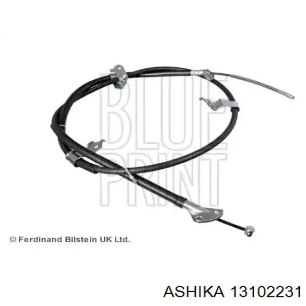 131-02-231 Ashika cable de freno de mano trasero derecho