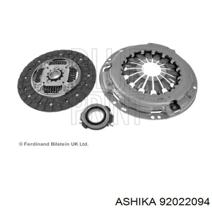 92022094 Ashika kit de embrague (3 partes)