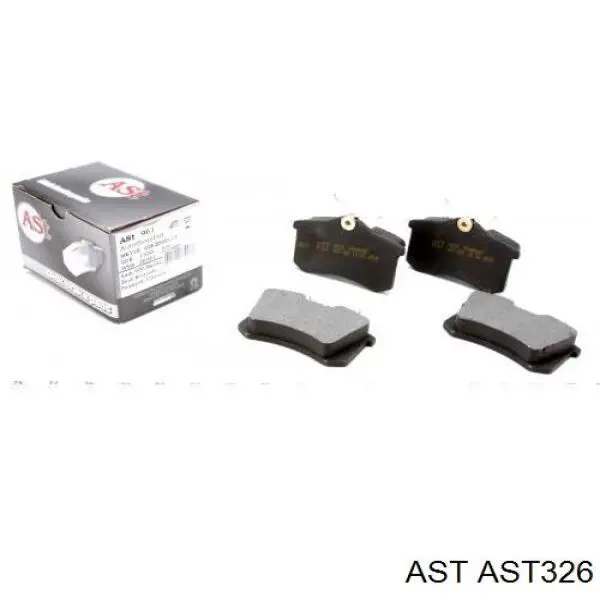 AST326 AST pastillas de freno traseras