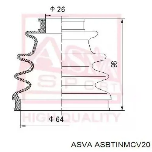 443833011 Toyota fuelle, árbol de transmisión delantero interior