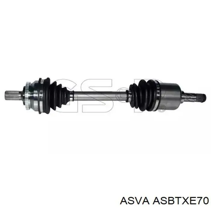 ASBTXE70 Asva fuelle, árbol de transmisión delantero exterior