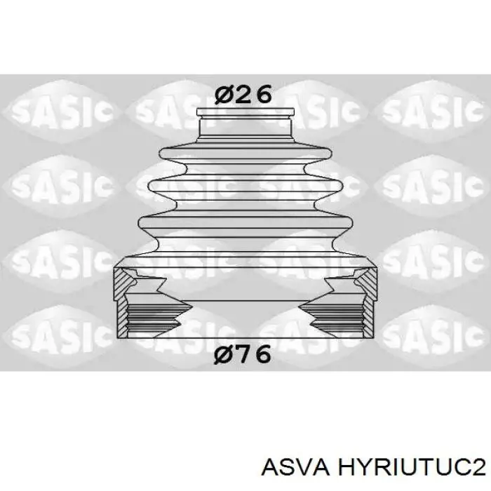  Junta homocinética interior trasera para Hyundai Santa Fe 1 