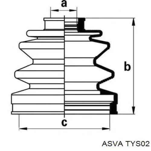  Semieje de transmisión intermedio para Toyota Land Cruiser J8