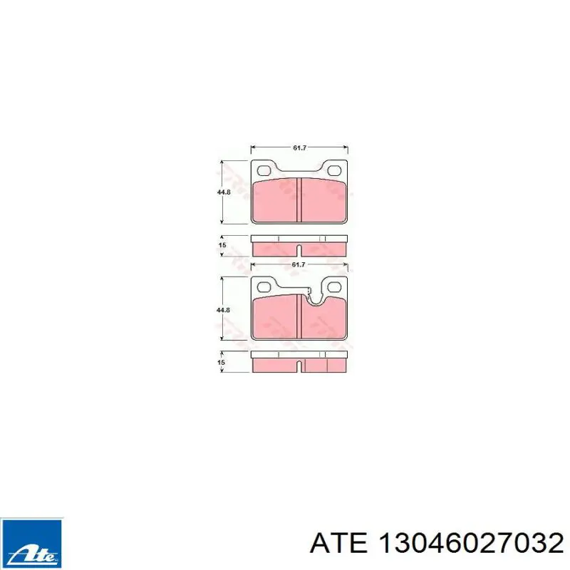  Pastillas de freno traseras para BMW 3 E21