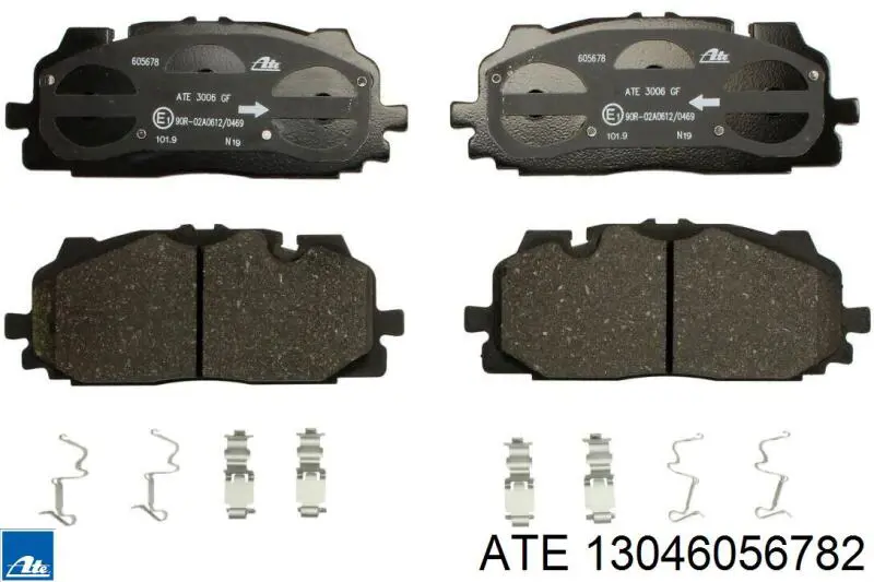 13.0460-5678.2 ATE pastillas de freno delanteras