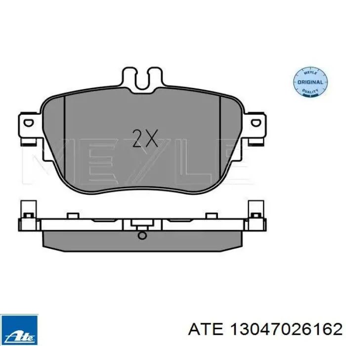13046026162 ATE pastillas de freno traseras