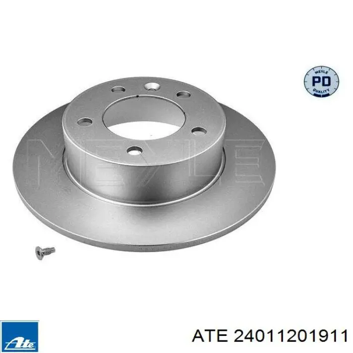 24.0112-0191.1 ATE disco de freno trasero