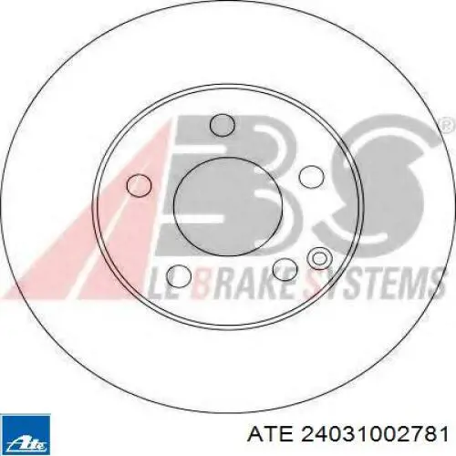 24.0310-0278.1 ATE disco de freno trasero
