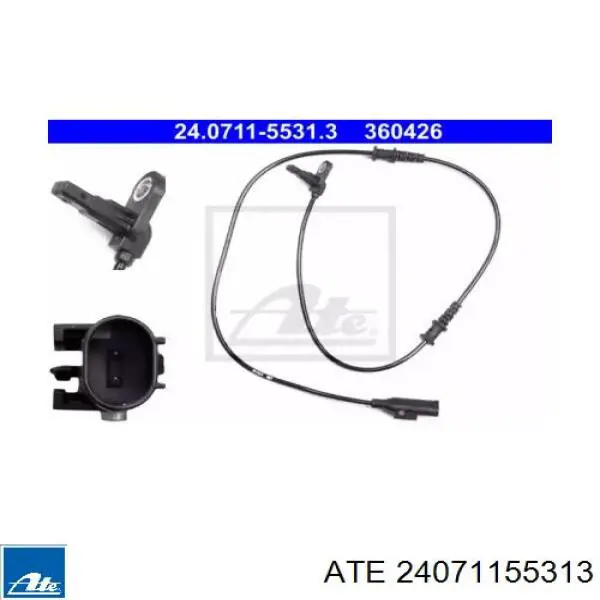 24071155313 ATE sensor abs delantero