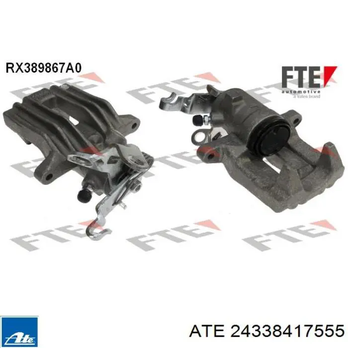 24.3384-1755.5 ATE pinza de freno trasera izquierda