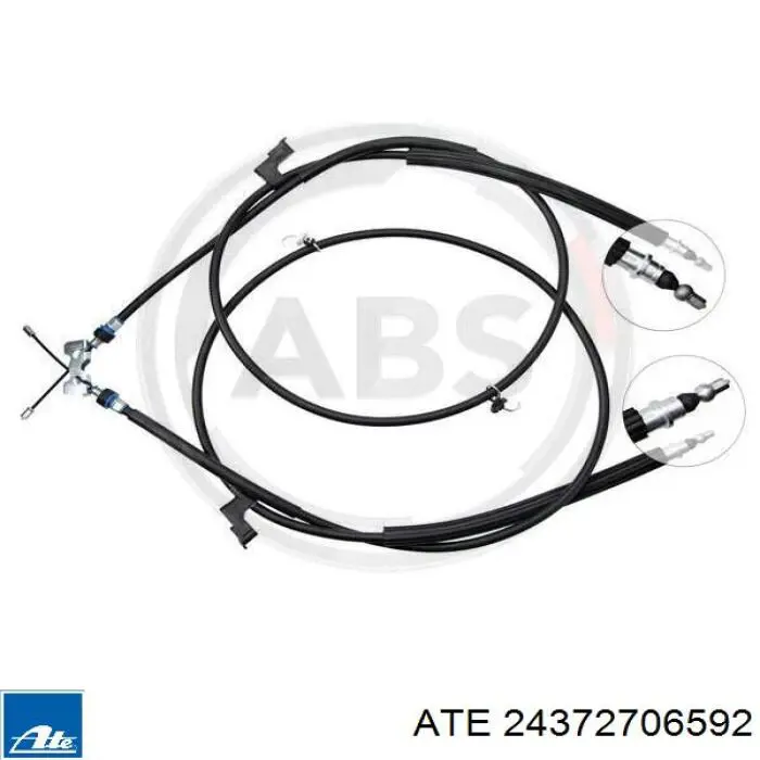  Cable de freno de mano trasero derecho/izquierdo para Ford Focus 2 