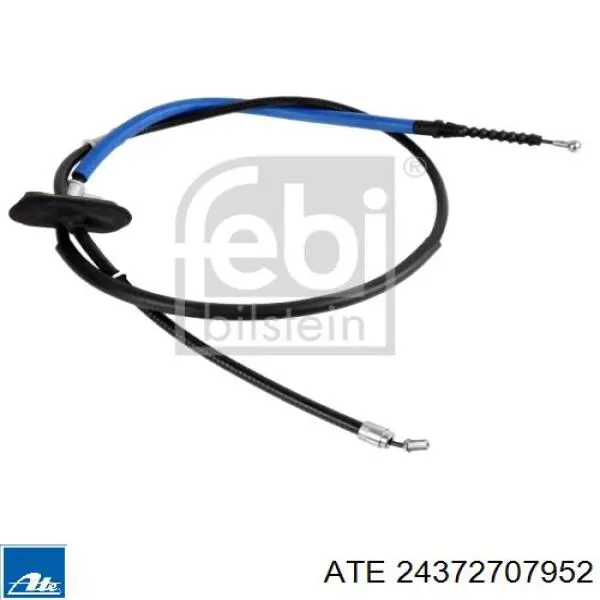 24.3727-0795.2 ATE cable de freno de mano trasero derecho