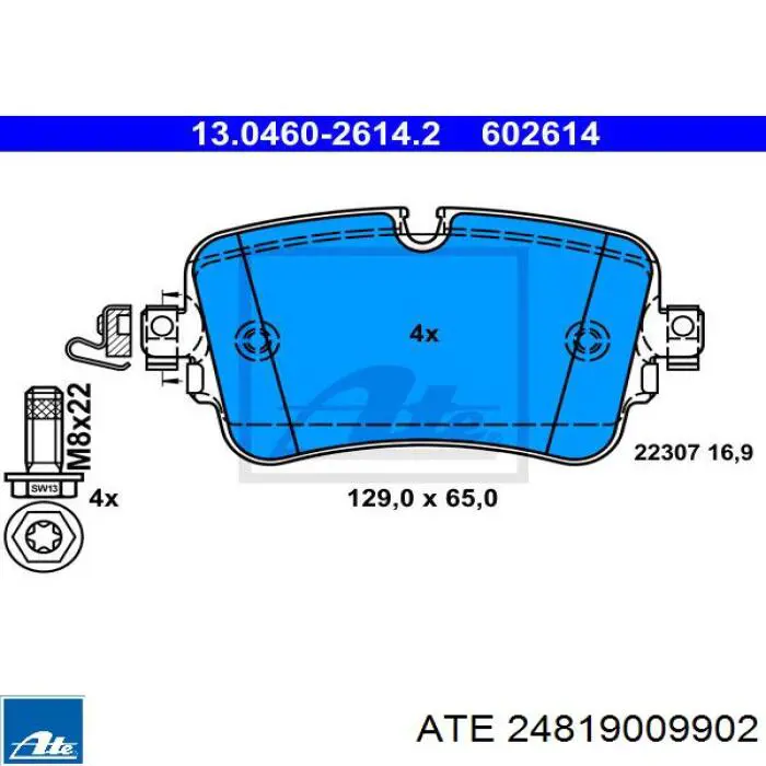  Contacto de aviso, desgaste de los frenos, trasero para Audi A7 4KA