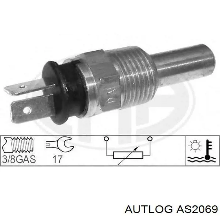 AS2069 Autlog sensor de temperatura del refrigerante