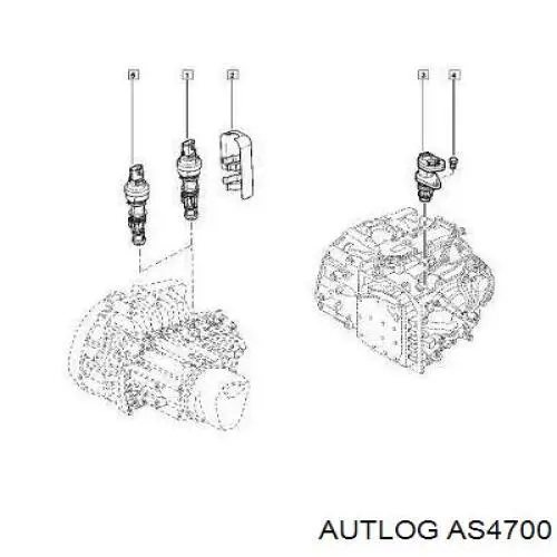 AS4700 Autlog sensor de velocidad