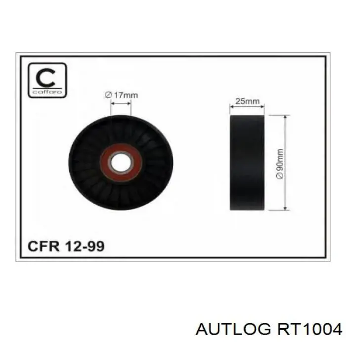 MPQ0170 Magneti Marelli rodillo, correa trapecial poli v