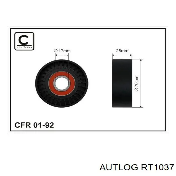 331316171273 Magneti Marelli rodillo, correa trapecial poli v