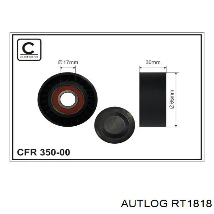 RT1818 Autlog tensor de correa, correa poli v