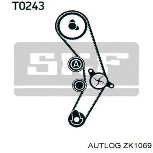 ZK1069 Autlog kit correa de distribución