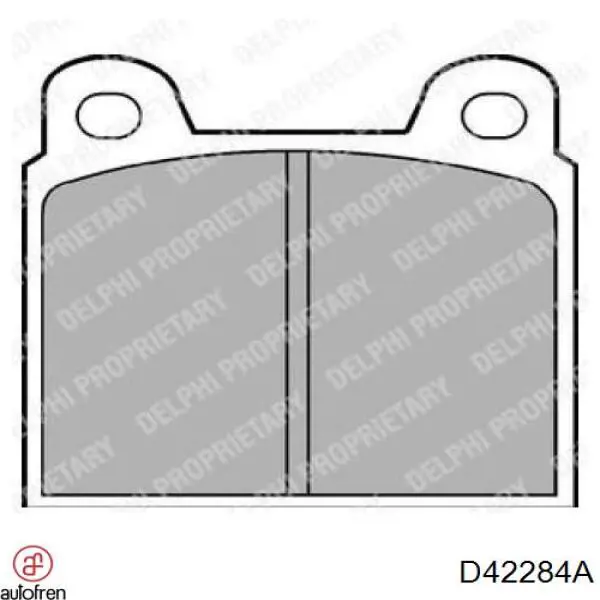 8961266 General Motors juego de reparación, pastillas de frenos