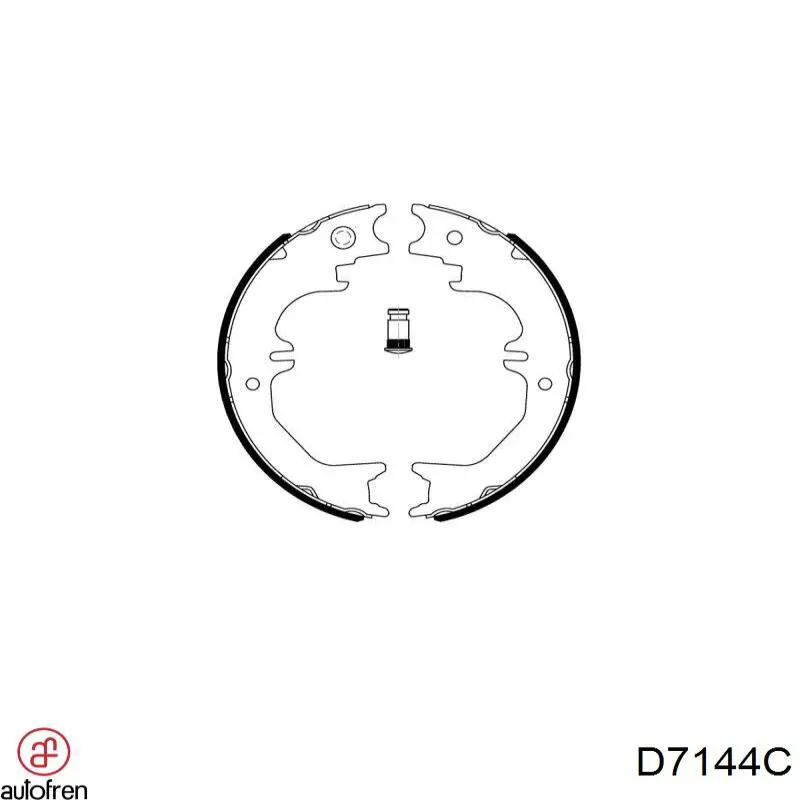 D7144C Autofren pasador guía, pinza del freno trasera