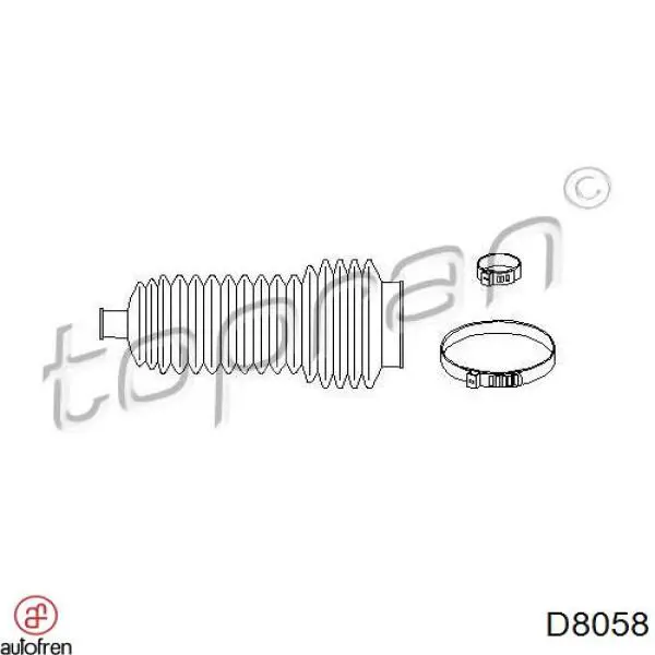 D8058 Autofren fuelle, árbol de transmisión delantero interior