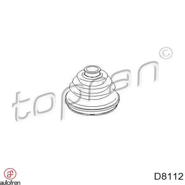 D8112 Autofren fuelle, árbol de transmisión delantero exterior