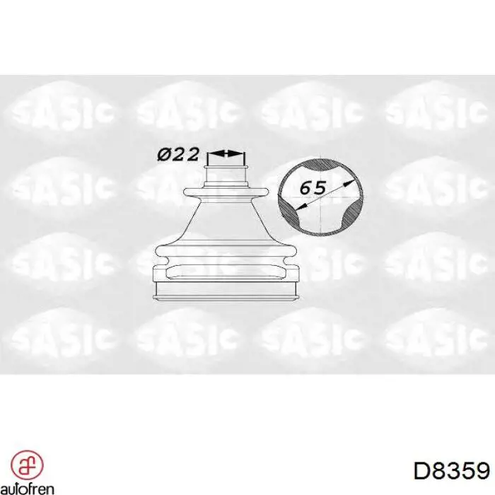 1026905 Ford fuelle, árbol de transmisión delantero interior