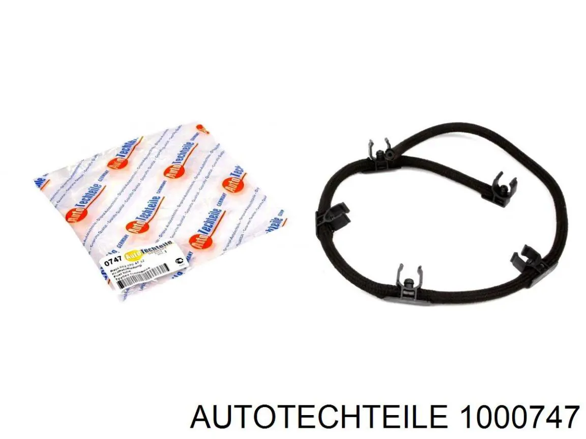 100 0747 Autotechteile tubo de combustible atras de las boquillas