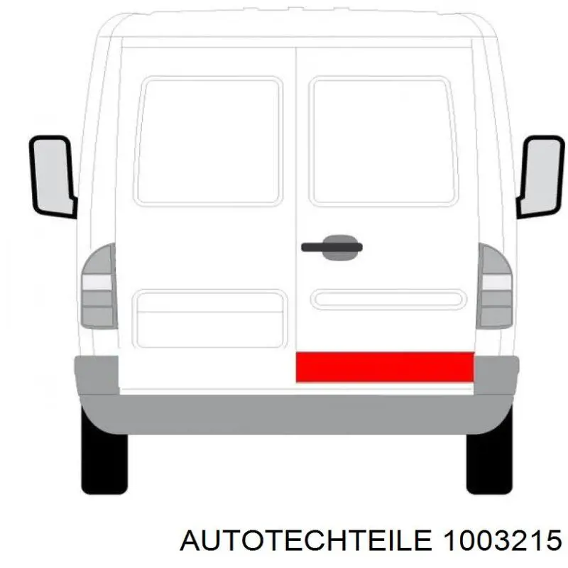 1003215 Autotechteile amortiguador trasero