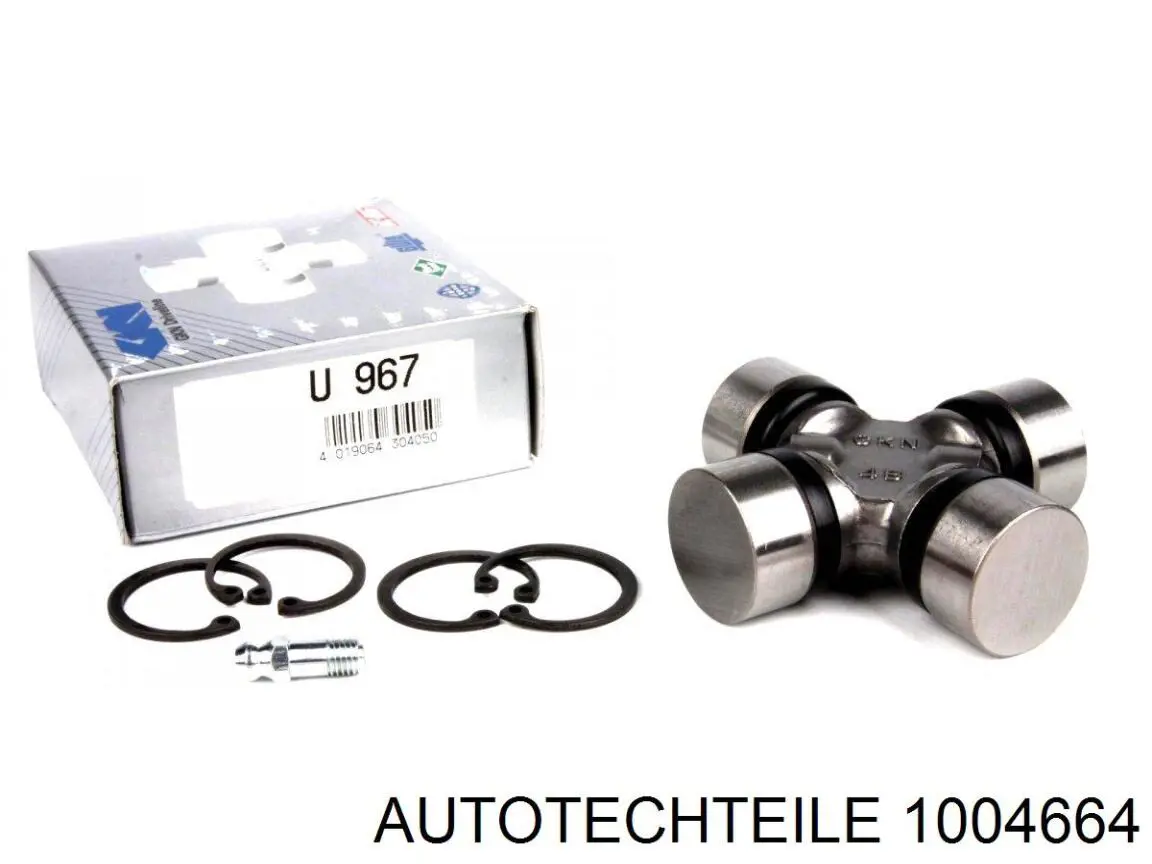 100 4664 Autotechteile columna de direccion eje cardan inferior