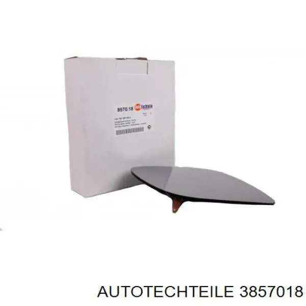 385 7018 Autotechteile cristal de espejo retrovisor exterior derecho