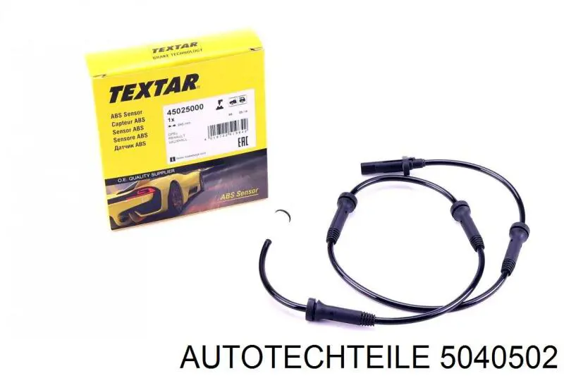 504 0502 Autotechteile sensor abs trasero