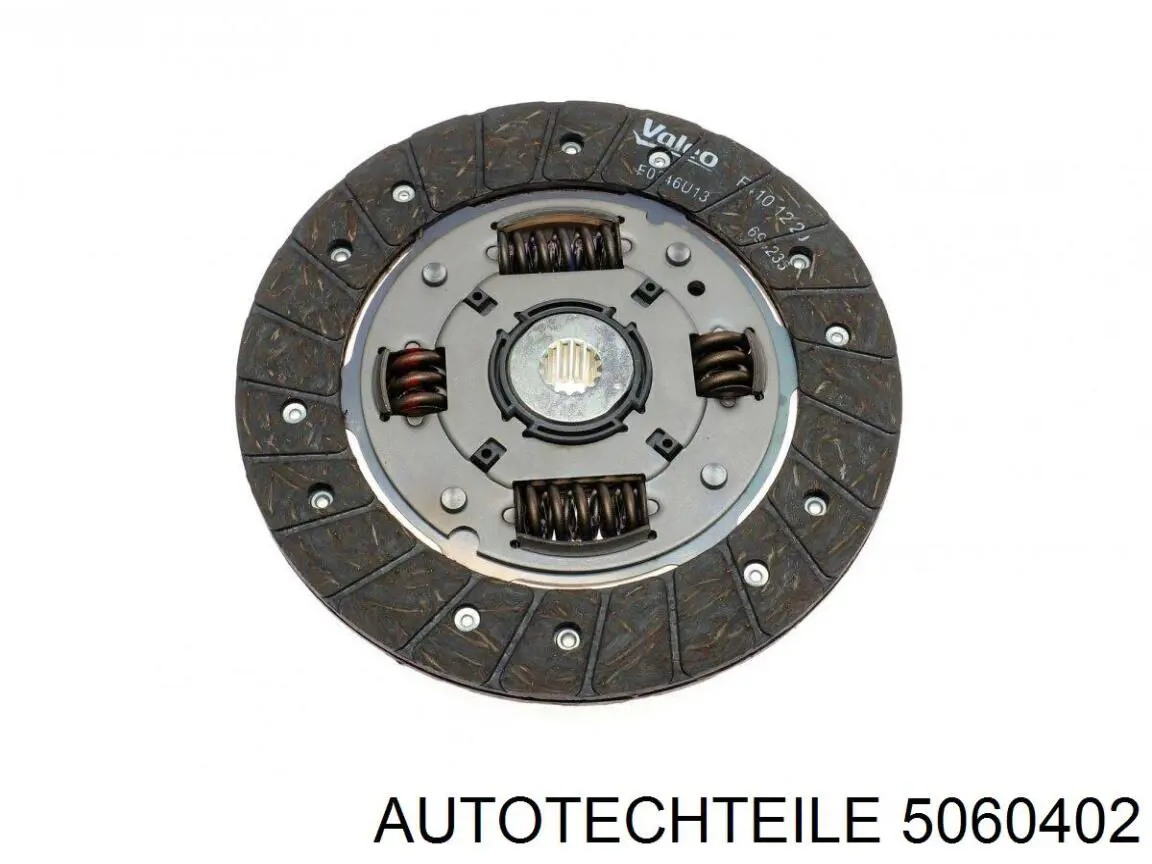 506 0402 Autotechteile kit de embrague (3 partes)