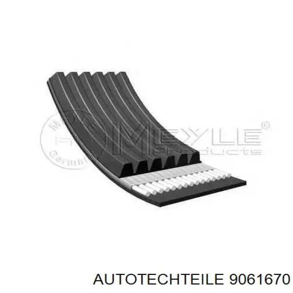 906 1670 Autotechteile correa trapezoidal