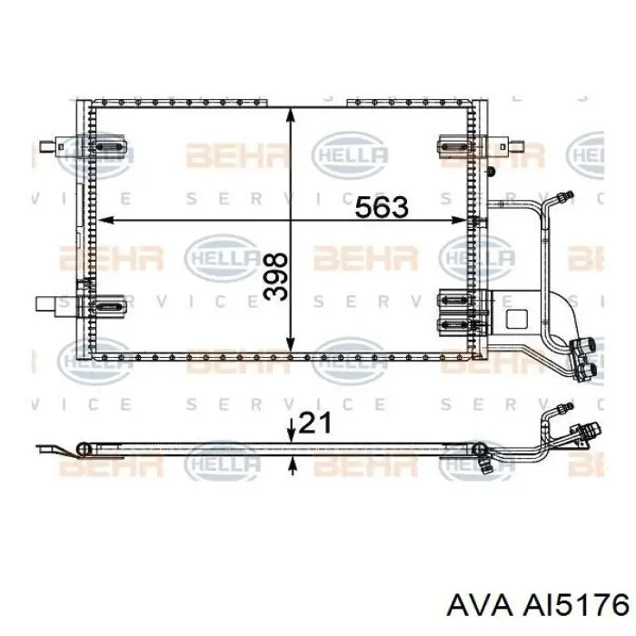 AI5176 AVA condensador aire acondicionado