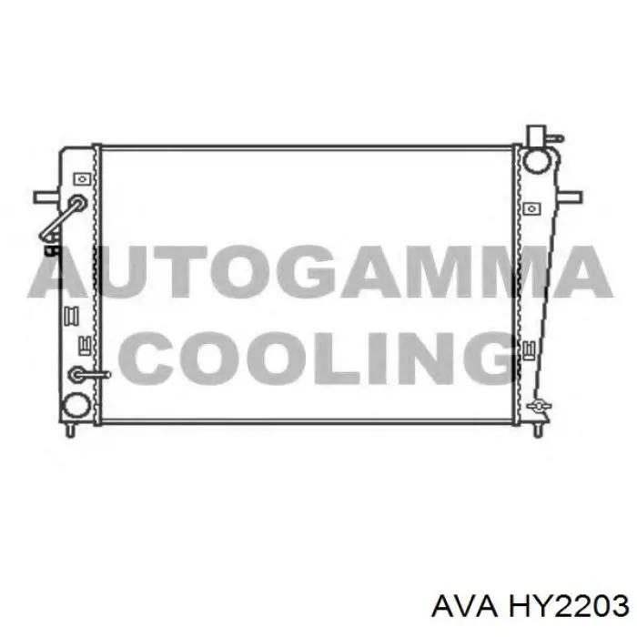 253102E970 Hyundai/Kia radiador refrigeración del motor