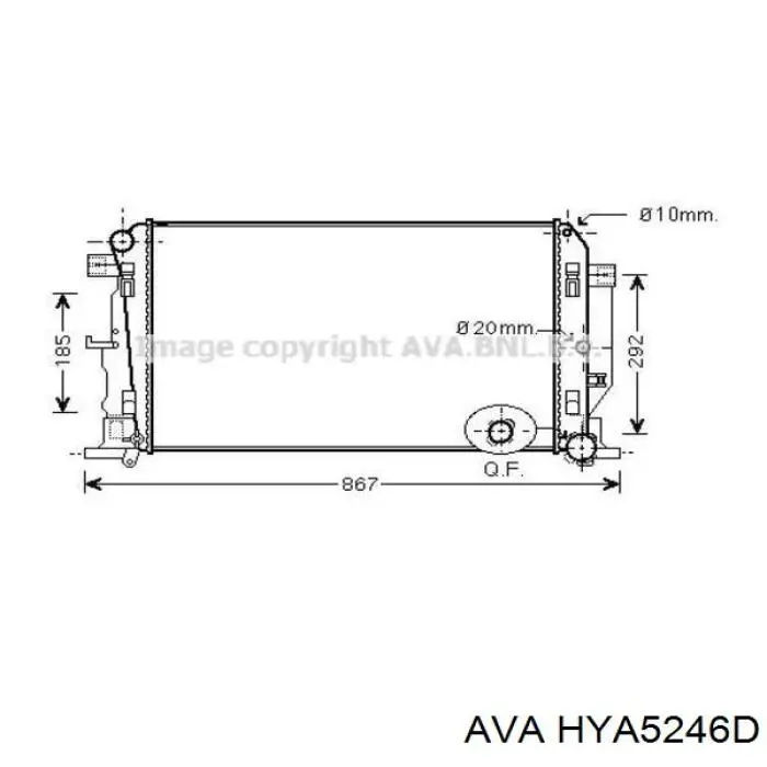 HYA5246D AVA condensador aire acondicionado