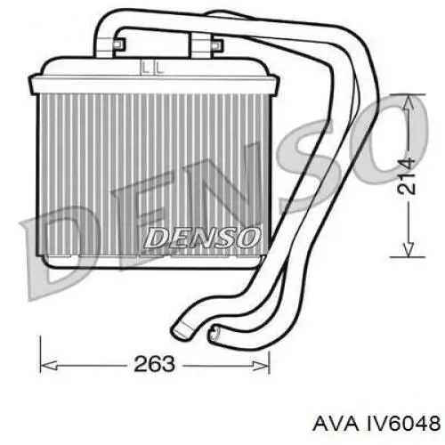 IV6048 AVA radiador de calefacción
