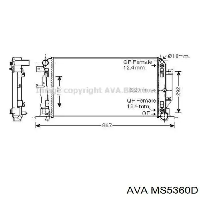 MS5360D AVA condensador aire acondicionado