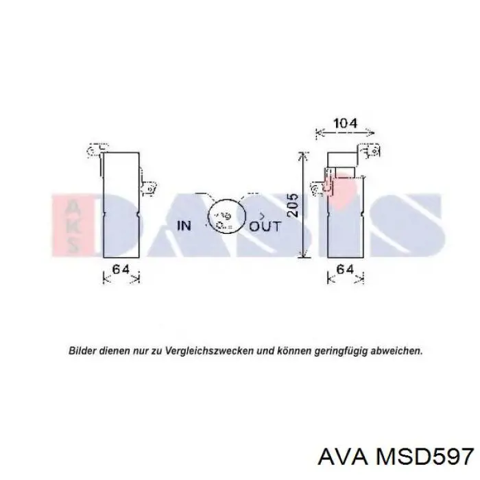 A221830018305 Mercedes receptor-secador del aire acondicionado