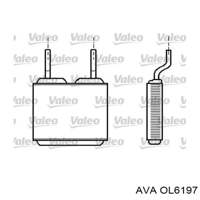 OL6197 AVA radiador de calefacción