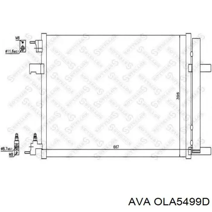 OLA5499D AVA condensador aire acondicionado